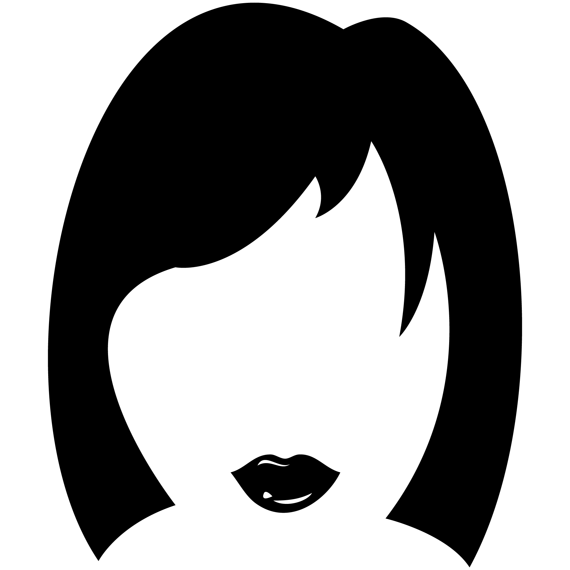 women's hair cut icon